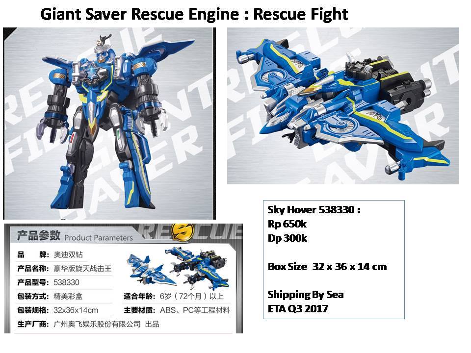 Battle Strike Team: Rescue Engine - DX Sky Hover giant saver