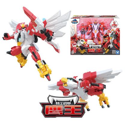 MiniForce Animal Tron : Hawk robot & MiniForce Red figure