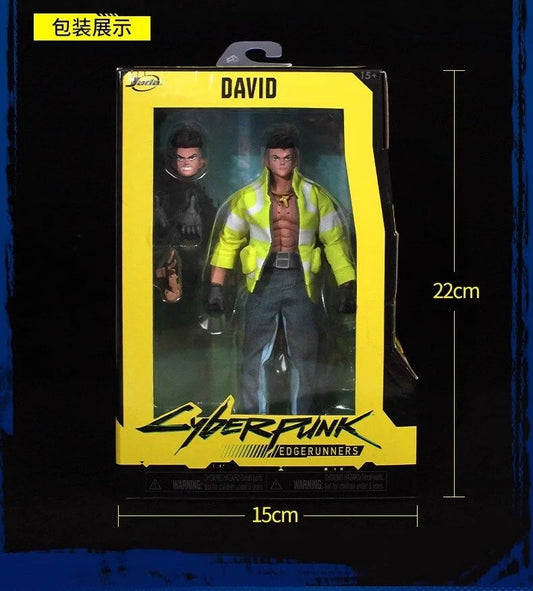 Cyberpunk: Edgerunners figurine Diecast David 15 cm