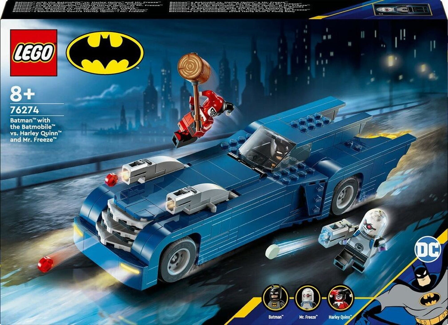 LEGO 76274 - Batman™ avec la Batmobile™ contre Harley Quinn™ et Mr. Freeze™