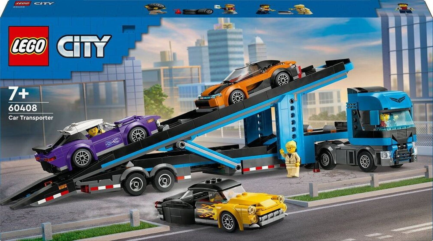 LEGO 60408 - Le camion de transport de voitures de sport City