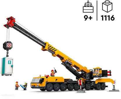 LEGO 60409 - La grue de chantier mobile jaune