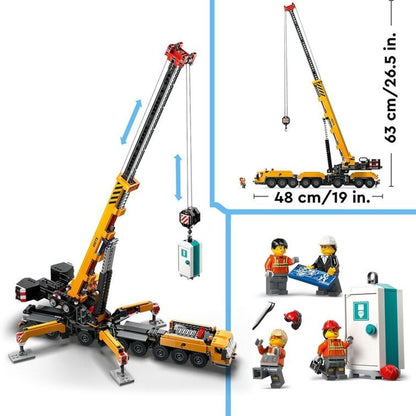 LEGO 60409 - La grue de chantier mobile jaune