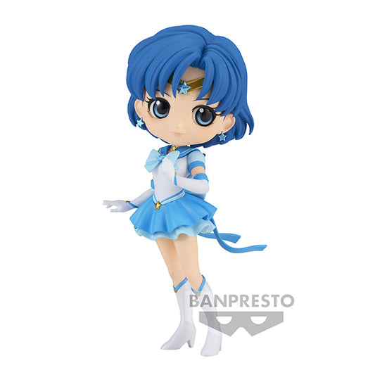 Sailor Moon Cosmos Movie Q Posket Eternal Sailor Mercury Ver B 14cm