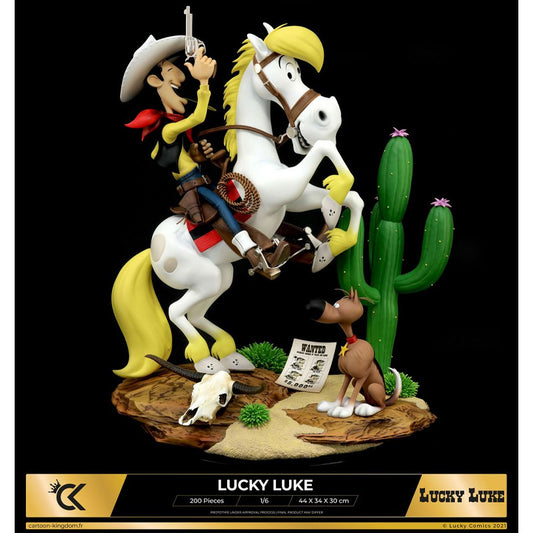 Lucky Luke Statue Resine Limitee