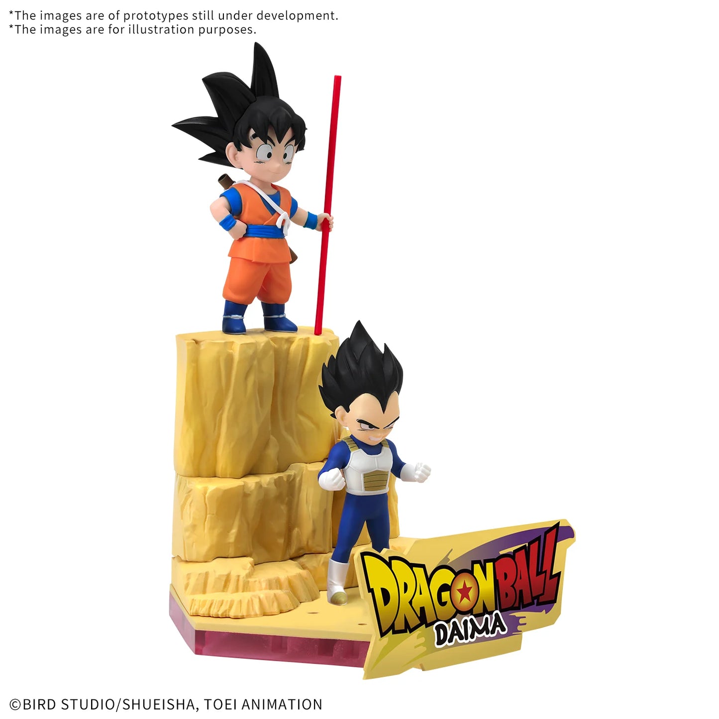 DRAGON BALL DAIMA - Son Goku (Mini) & Vegeta (Mini) - Model Kit