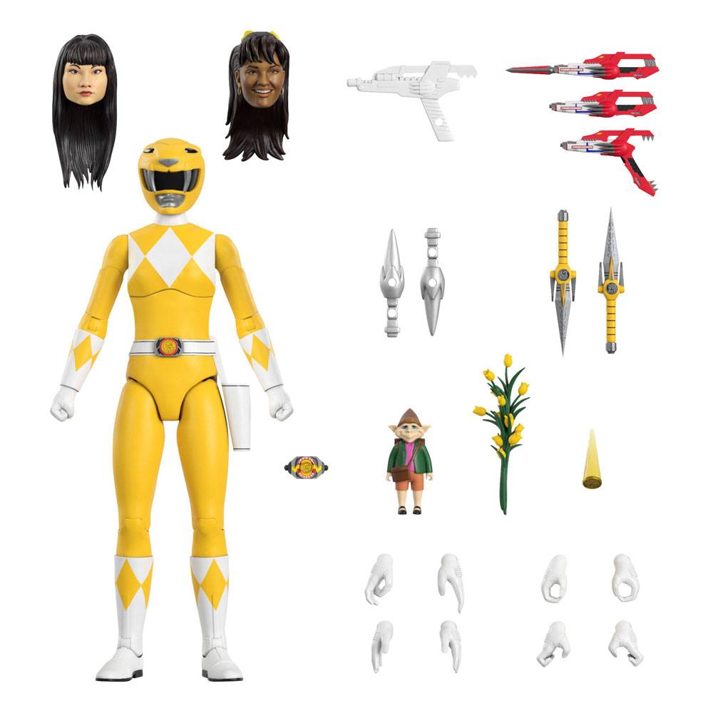 Mighty Morphin Power Rangers figurine Ultimates Yellow Ranger