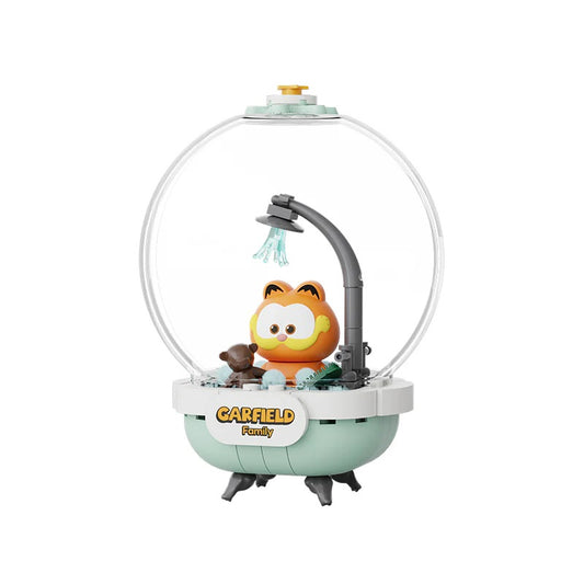 Garfield Crystal Ball Series Pantasy Garfield Cozy Bath 13cm