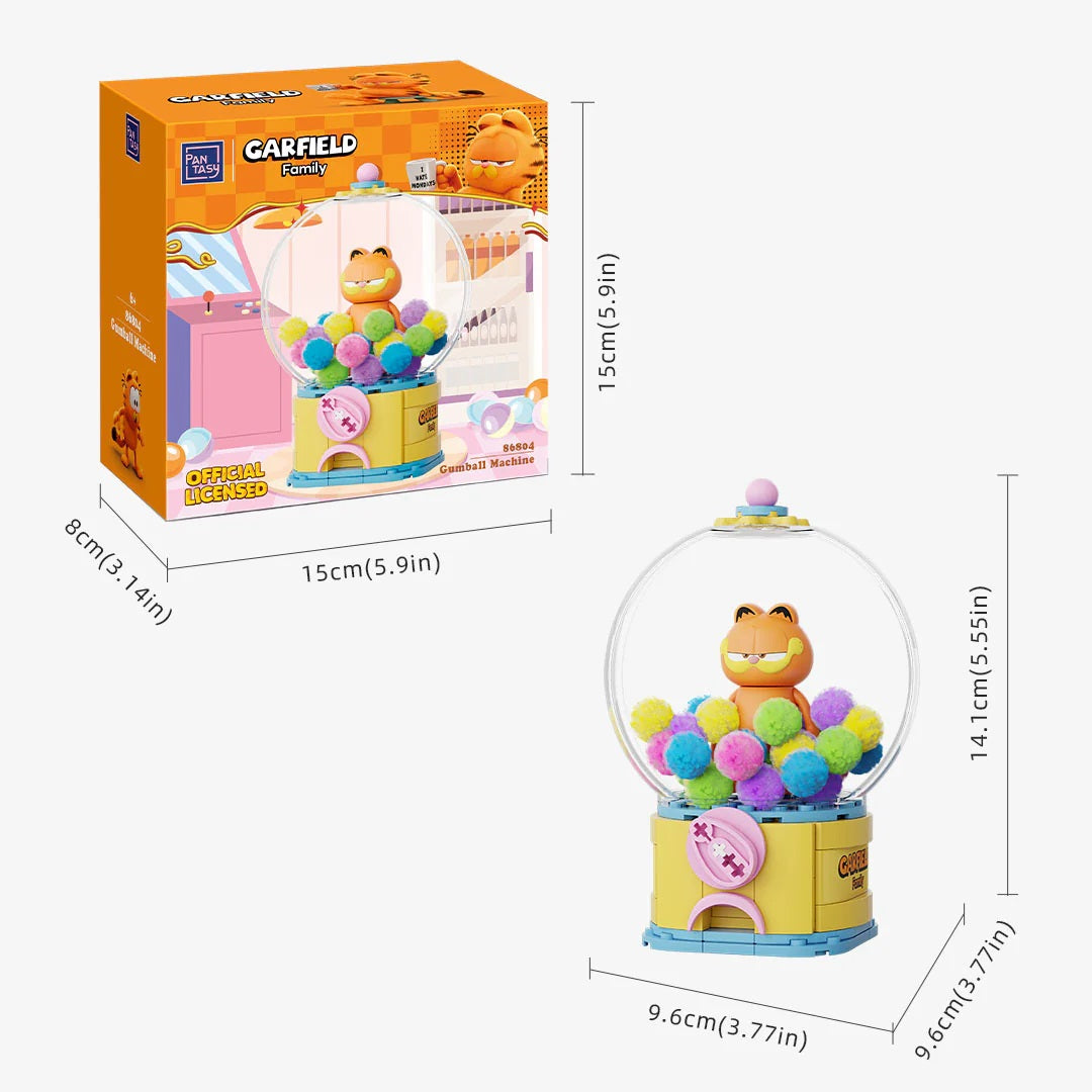 Garfield Crystal Ball Series Pantasy Garfield Gumball Machine 14cm