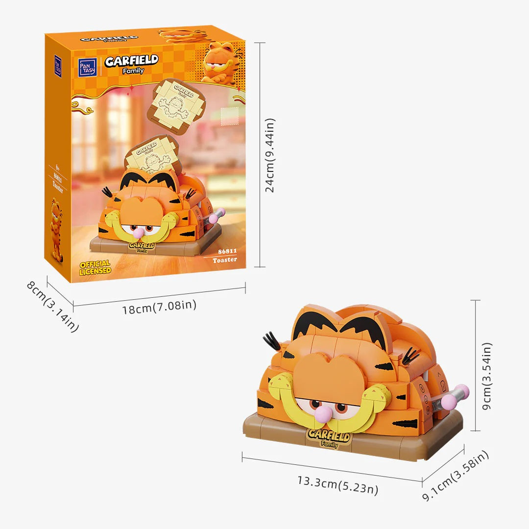 Garfield Fantastic Machines Series Pantasy Garfield Toaster 10cm