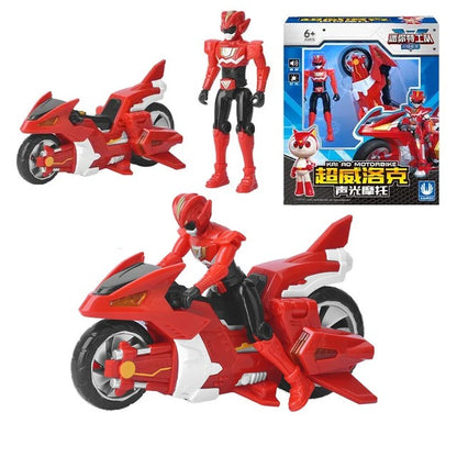 MiniForce V Ranger - Kai (red ranger)& bike