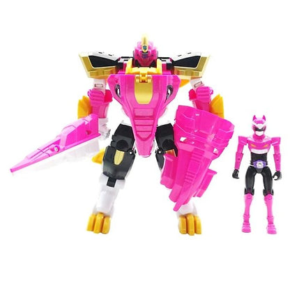 MiniForce Animal Tron : Gator robot & MiniForce Pink figure