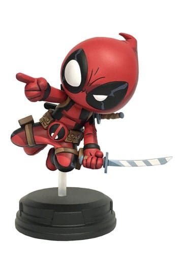 Marvel Animated statuette Deadpool (Jumping) 18 cm