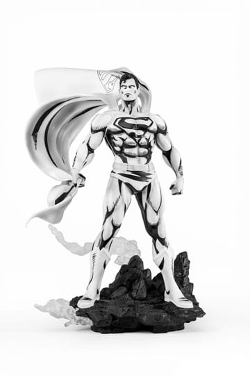 Batman PX statuette PVC 1/8 SDCC 2024 Superman Black & White Version 30 cm