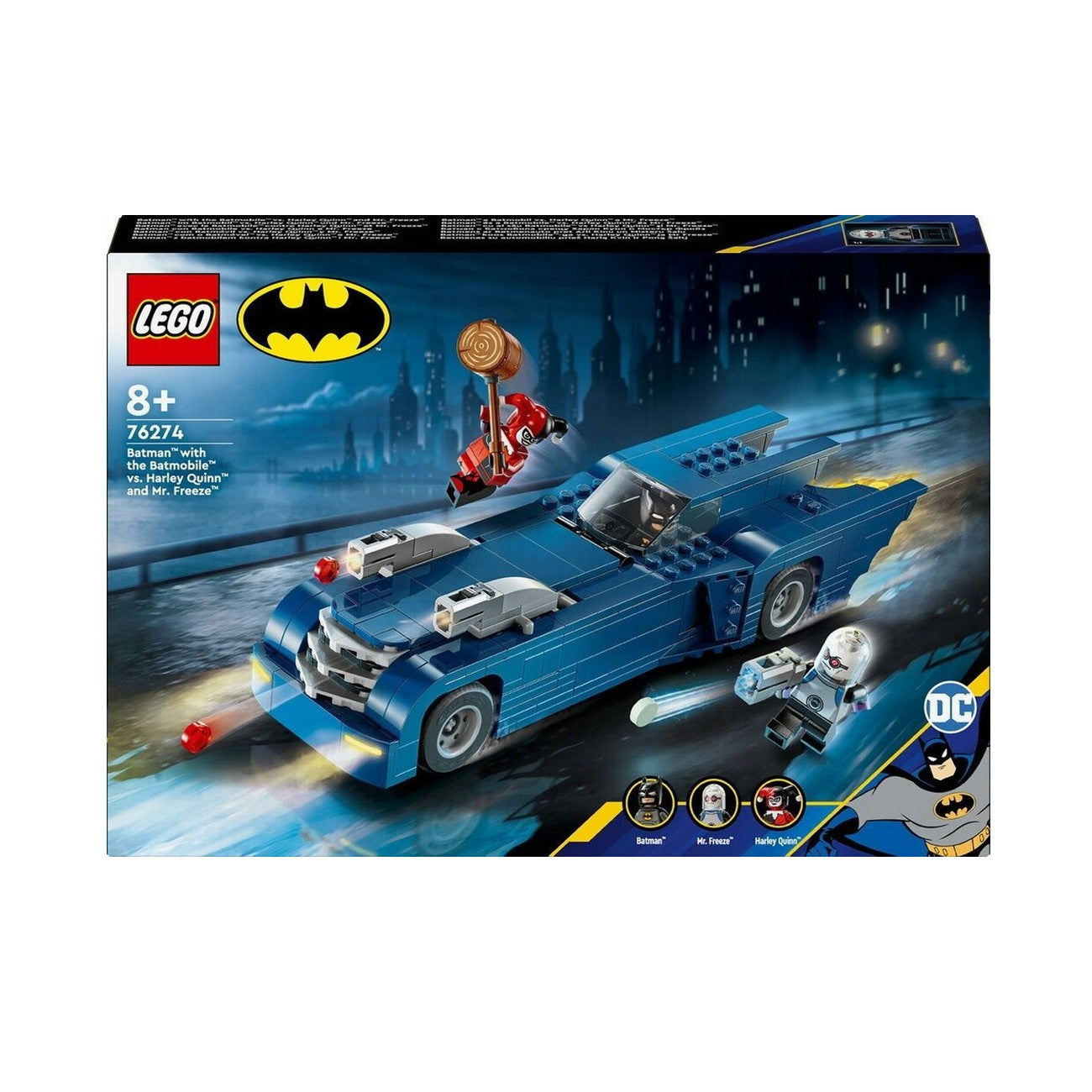 LEGO 76274 - Batman™ avec la Batmobile™ contre Harley Quinn™ et Mr. Freeze™