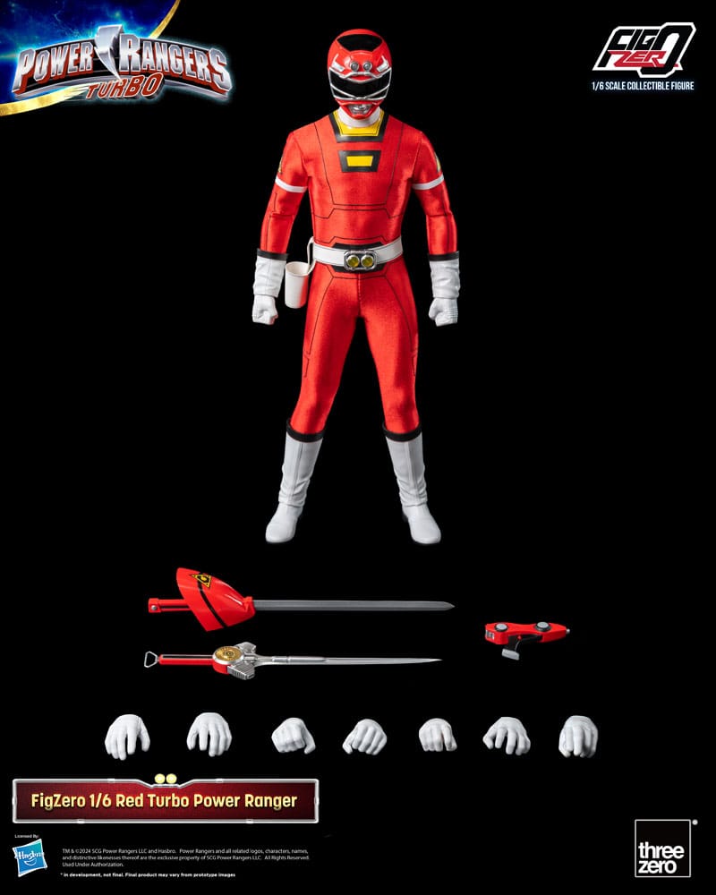 Power Rangers Turbo figurine FigZero 1/6 Red Turbo Power Ranger 30 cm