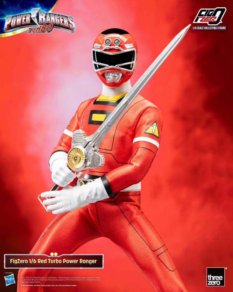 Power Rangers Turbo figurine FigZero 1/6 Red Turbo Power Ranger 30 cm