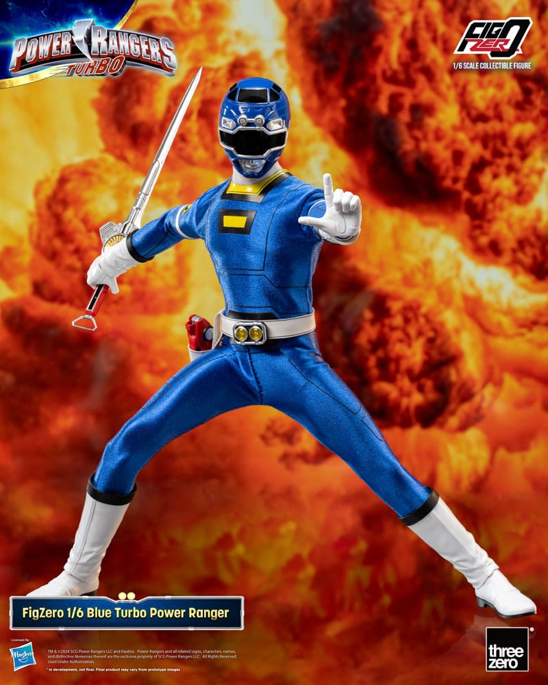 Power Rangers Turbo figurine FigZero 1/6 Blue Turbo Power Ranger 30 cm