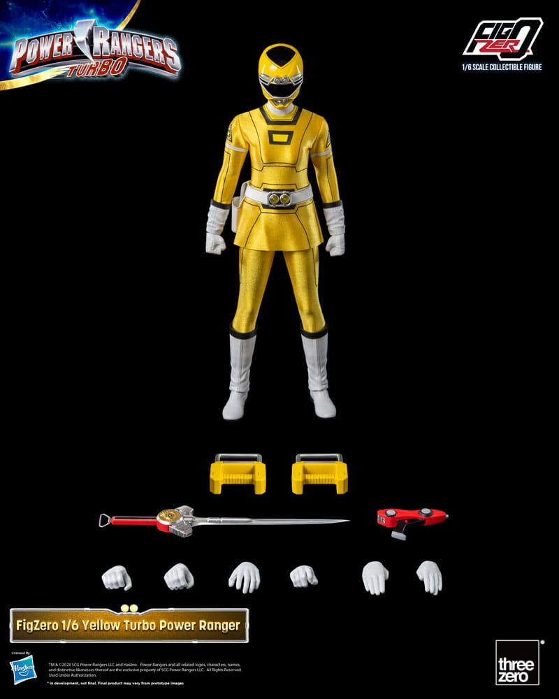 Power Rangers Turbo figurine FigZero 1/6 Yellow Turbo Power Ranger 30 cm