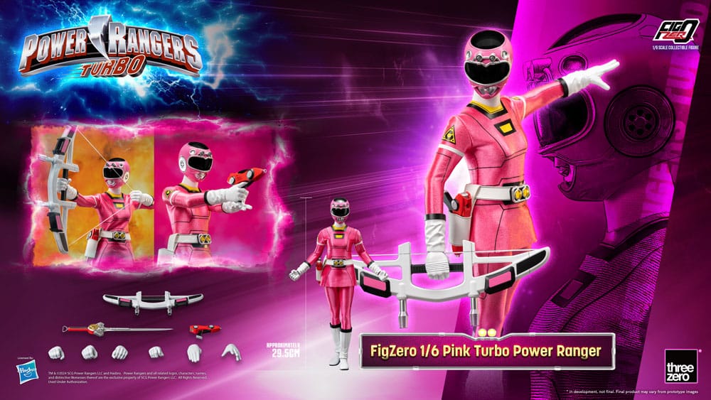 Power Rangers Turbo figurine FigZero 1/6 Pink Turbo Power Ranger 30 cm