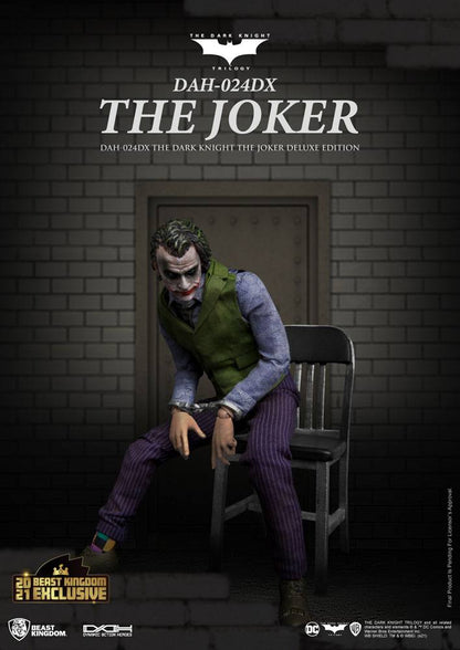 Batman The Dark Knight figurine Dynamic Action Heroes 1/9 The Joker Deluxe Version 21 cm