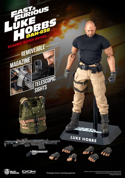 Fast & Furious figurine Dynamic Action Heroes 1/9 Luke Hobbs 21 cm