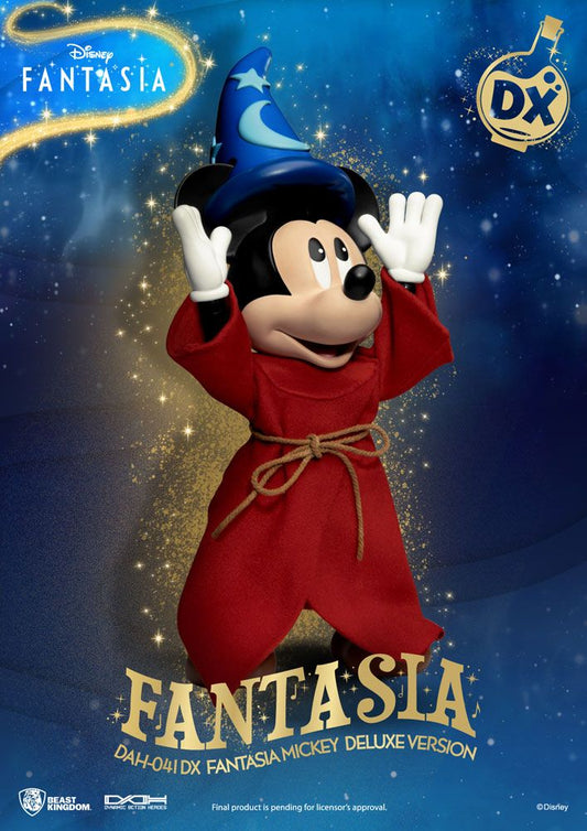 Disney Classic figurine Dynamic Action Heroes 1/9 Mickey Fantasia Deluxe Version 21 cm