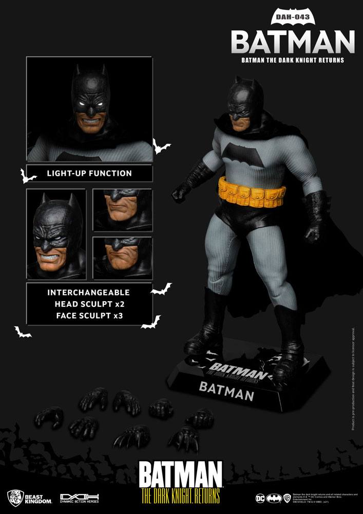 Batman The Dark Knight Return figurine Dynamic Action Heroes 1/9 Batman 21 cm