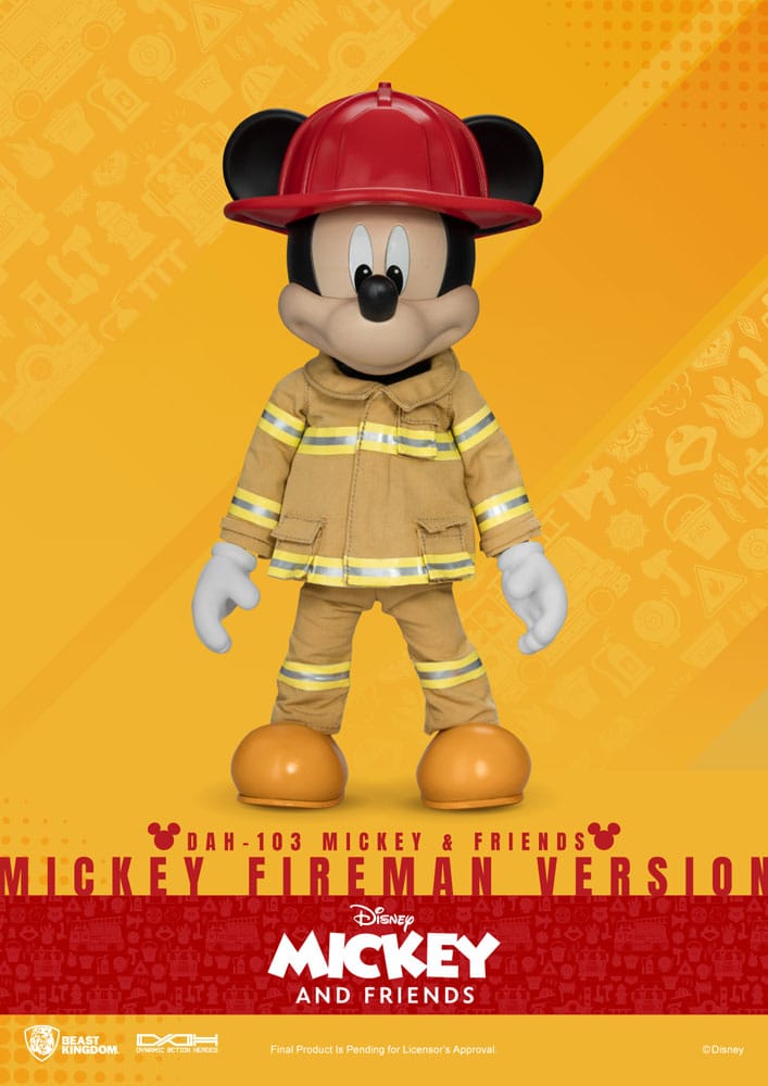 Mickey & Friends figurine Dynamic Action Heroes 1/9 Mickey Fireman Ver. 24 cm