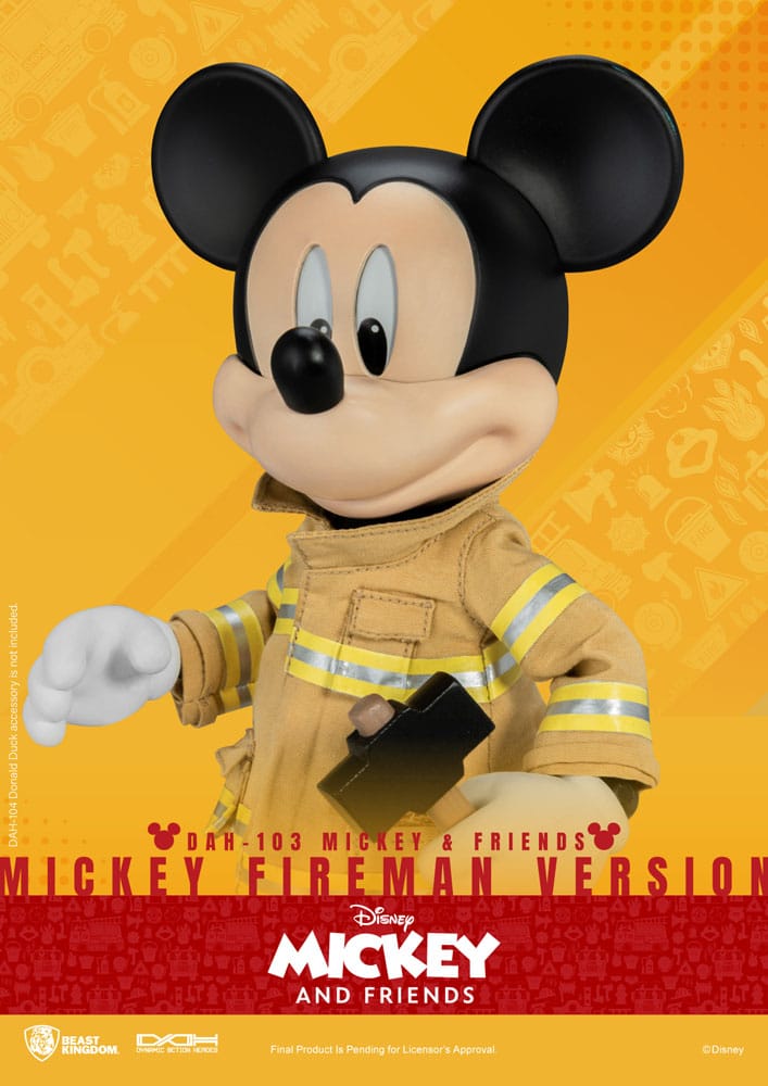 Mickey & Friends figurine Dynamic Action Heroes 1/9 Mickey Fireman Ver. 24 cm