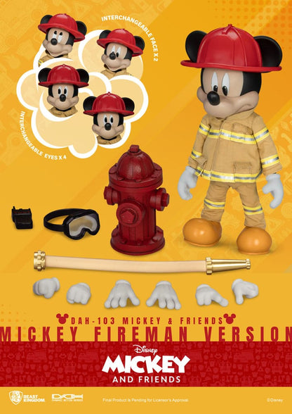 Mickey & Friends figurine Dynamic Action Heroes 1/9 Mickey Fireman Ver. 24 cm