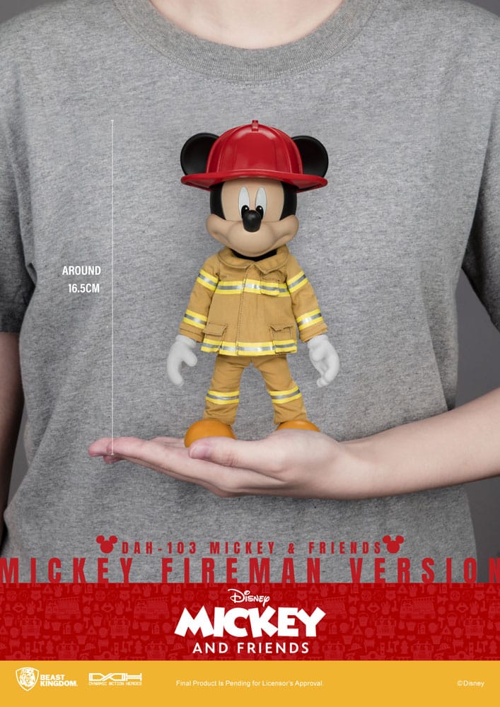 Mickey & Friends figurine Dynamic Action Heroes 1/9 Mickey Fireman Ver. 24 cm