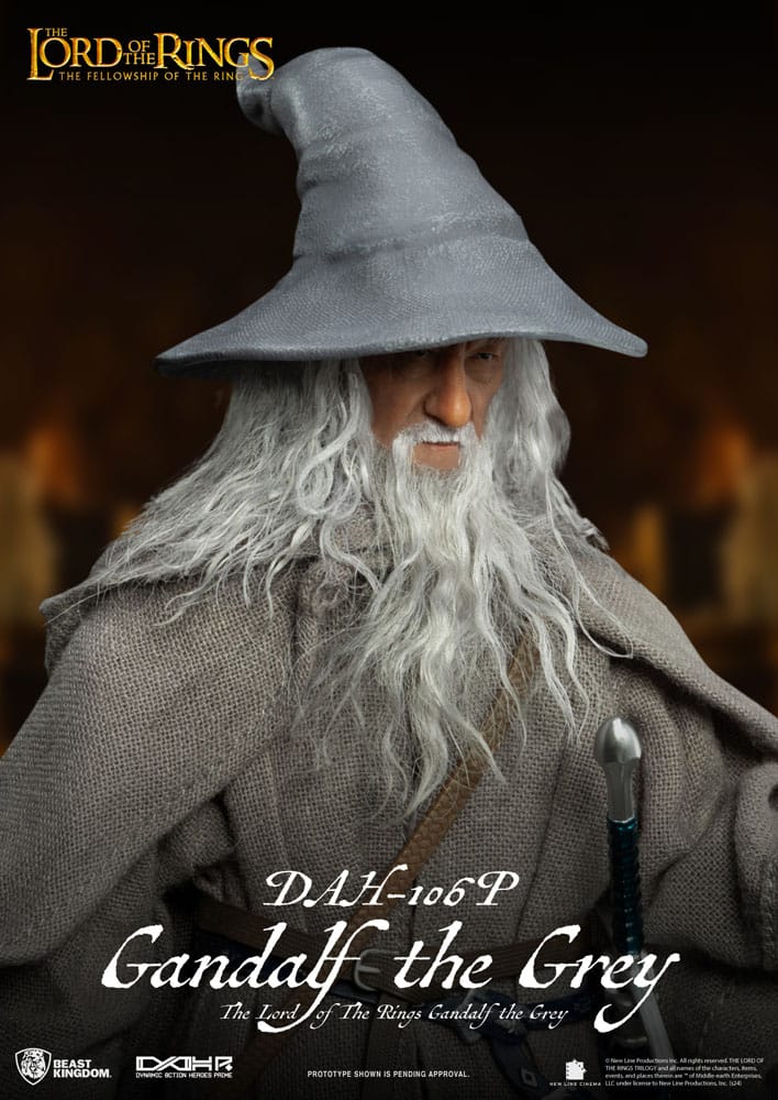 Le Seigneur des Anneaux figurine Dynamic Action Heroes 1/9 Gandalf le Gris 21 cm