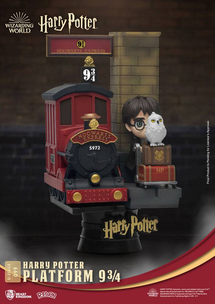 Harry Potter diorama PVC D-Stage Platform 9 3/4 New Version 15 cm