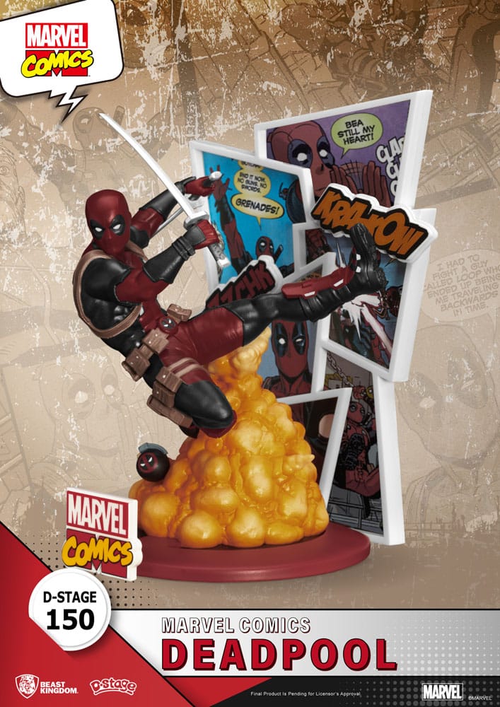 Marvel diorama PVC D-Stage Deadpool 16 cm