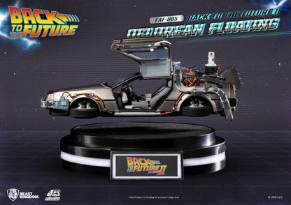 Back to the Future II Statuette Egg Attack Floating DeLorean Standard Version 20 cm