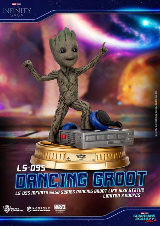 Les Gardiens de la Galaxie 2 statuette 1/1 Dancing Groot EU Exclusive 32 cm