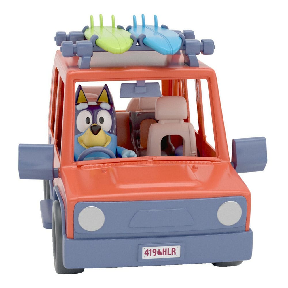 Bluey figurine et véhicule Bluey Family Cruiser