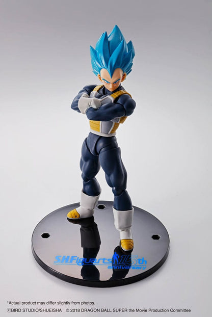 Dragon Ball Super figurine S.H. Figuarts Vegeta Super Saiyan Blue (15th Anniversary Version) 14 cm