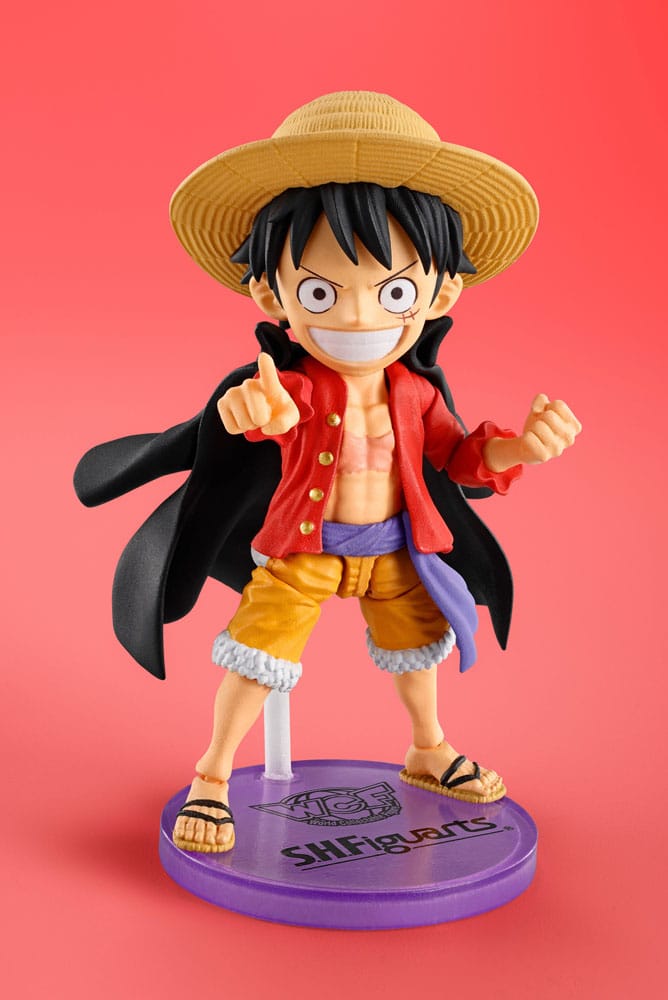 One Piece figurine World Collactable Figures x S.H. Figuarts Monkey D. Luffey 8 cm