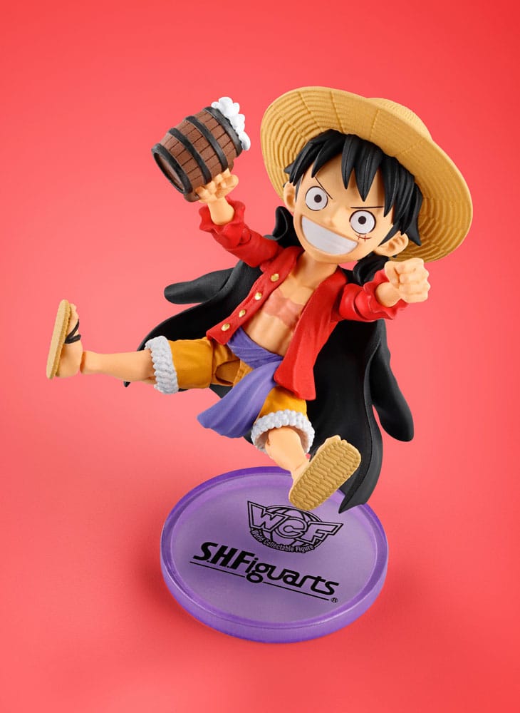 One Piece figurine World Collactable Figures x S.H. Figuarts Monkey D. Luffey 8 cm