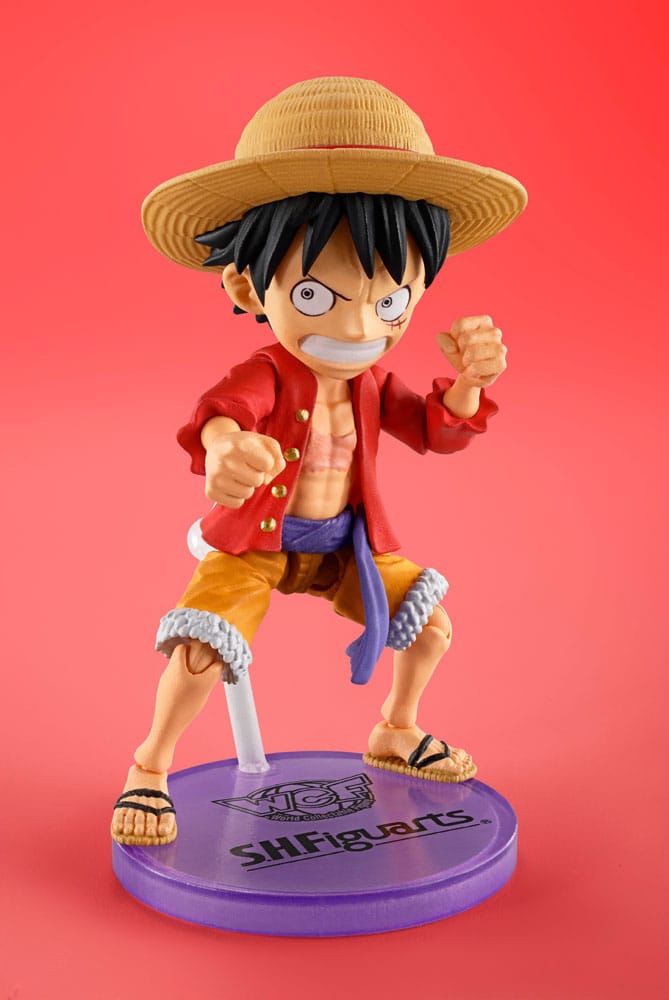 One Piece figurine World Collactable Figures x S.H. Figuarts Monkey D. Luffey 8 cm