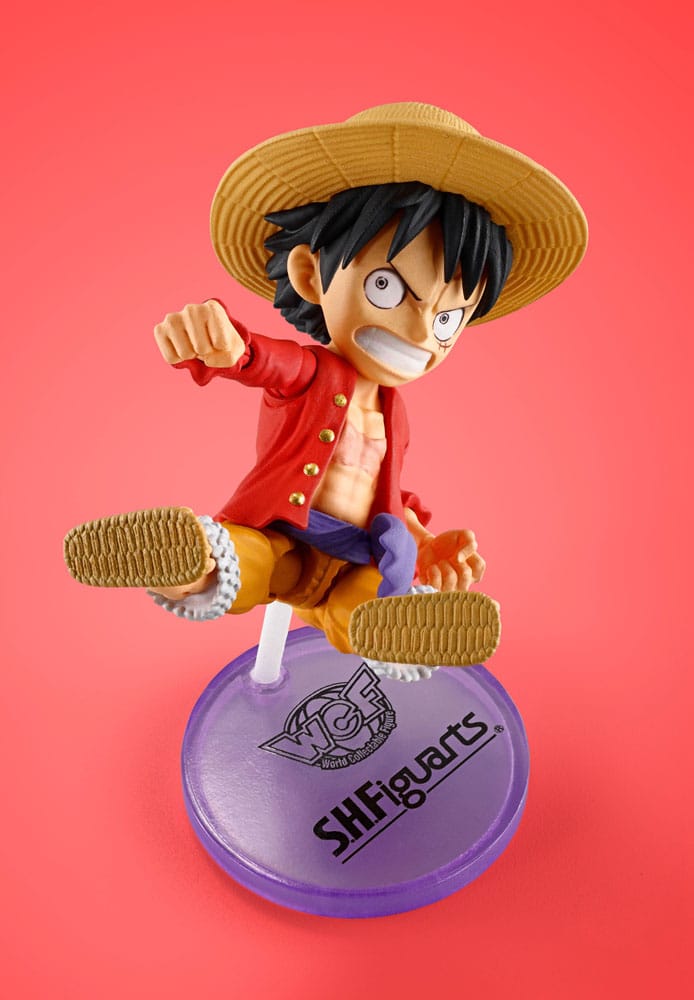 One Piece figurine World Collactable Figures x S.H. Figuarts Monkey D. Luffey 8 cm