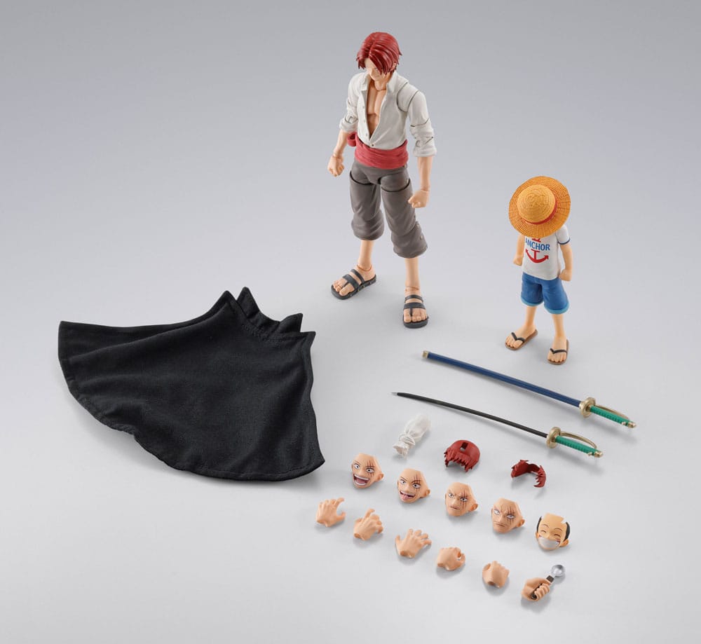 One Piece pack 2 figurines S.H.Figuarts Shanks & Monkey D. Luffy Childhood Ver.