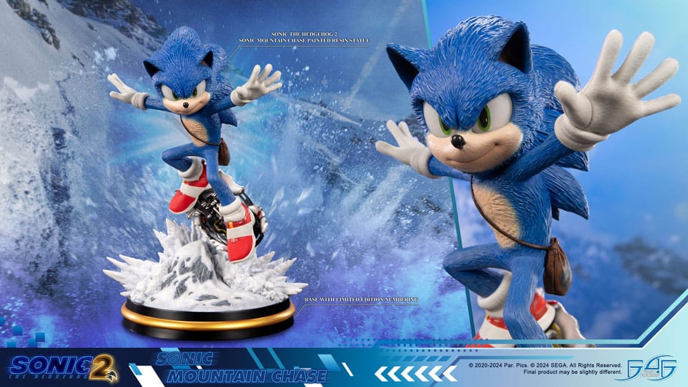 Sonic the Hedgehog 2 statuette Mountain Chase 34 cm