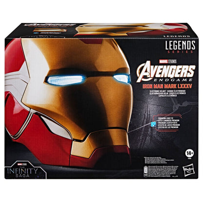 Avengers: Endgame Marvel Legends casque électronique Iron Man Mark LXXXV