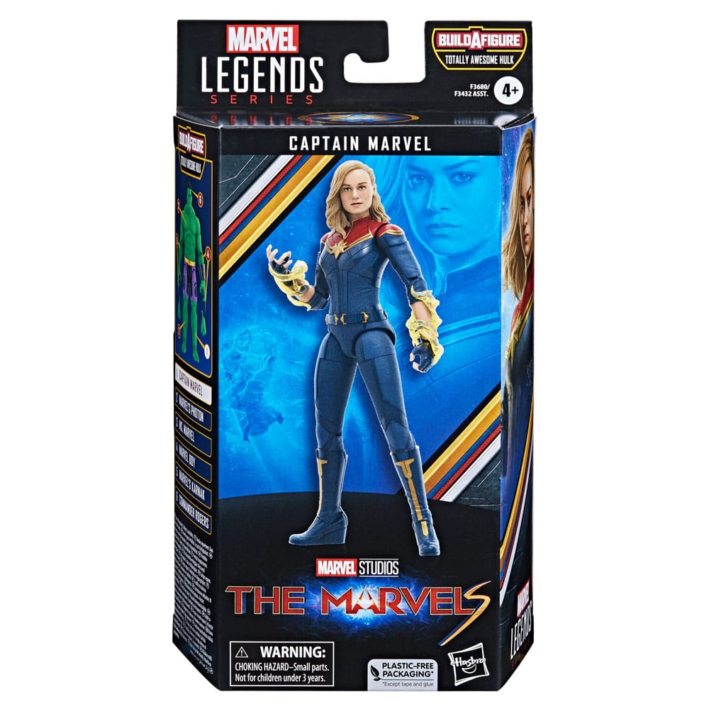 The Marvels Marvel Legends figurine Captain Marvel (BAF : Totally Awesome Hulk) 15 cm