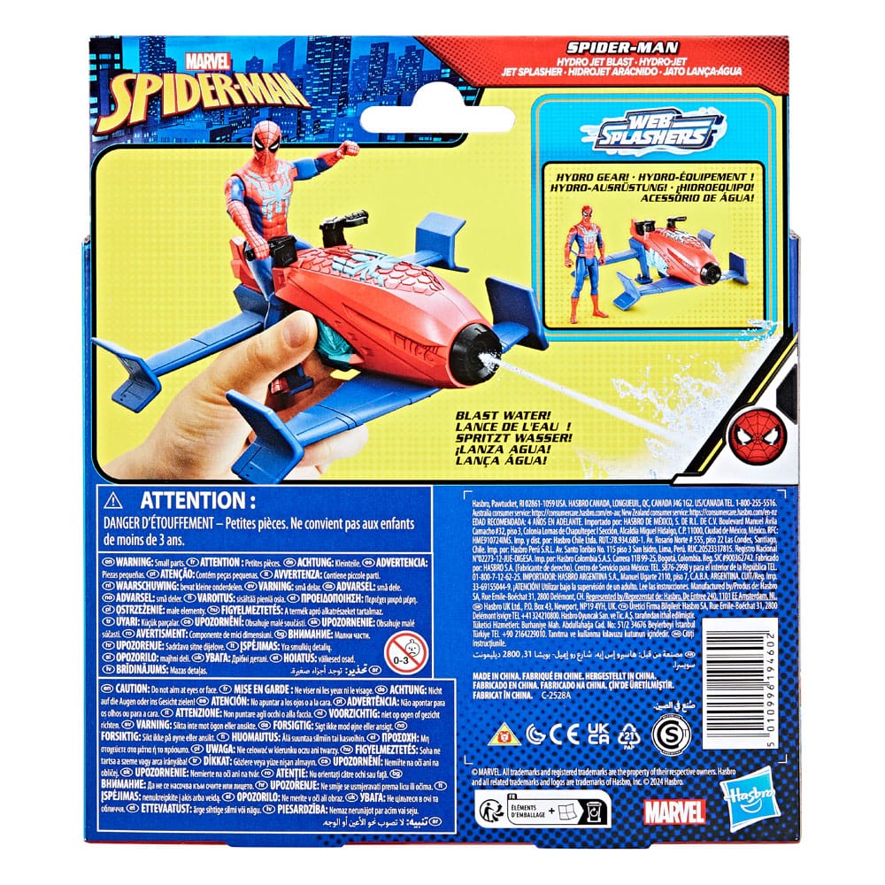 Spider-Man Epic Hero Series Web Splashers figurine Spider-Man Hydro Jet Blast 10 cm