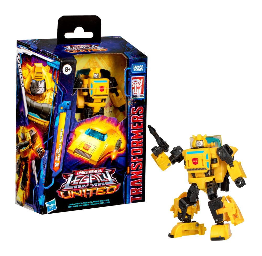 Transformers Generations Legacy United Deluxe Class figurine Origin Bumblebee 14 cm