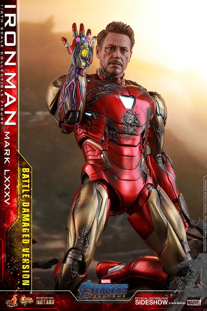 Avengers: Endgame figurine Movie Masterpiece Diecast 1/6 Iron Man Mark LXXXV (Battle Damaged Version) Special Edition 32 cm